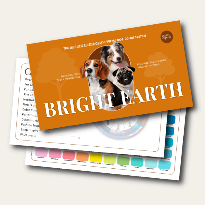 Bright Earth Dog Color Guide